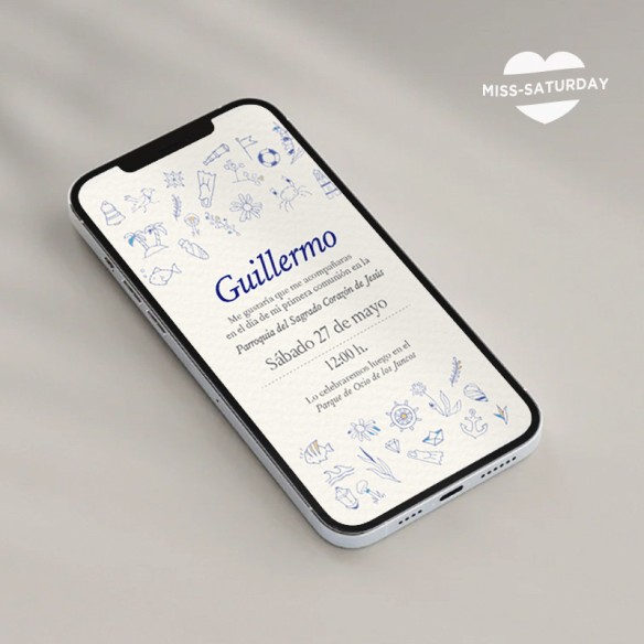 Invitación digital Globo aerostático