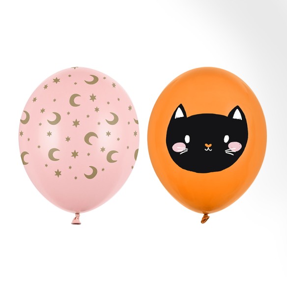Globos gato Halloween