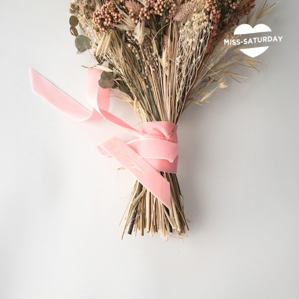 Cinta para ramo de novia Rosa palo