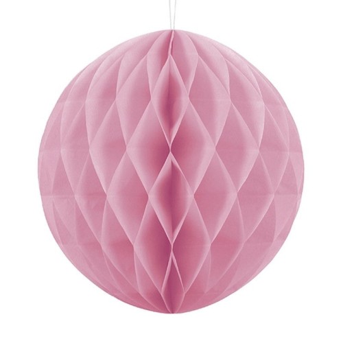 Bola nido de abeja rosa