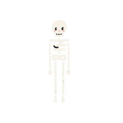 Esqueleto de Halloween
