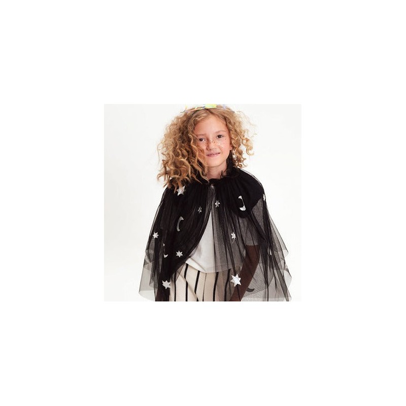 Capa tul negra y plata