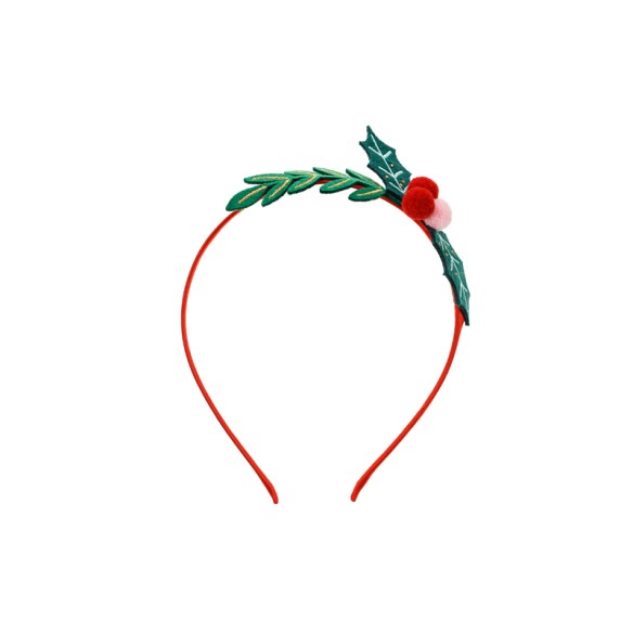 Diadema acebo de Navidad