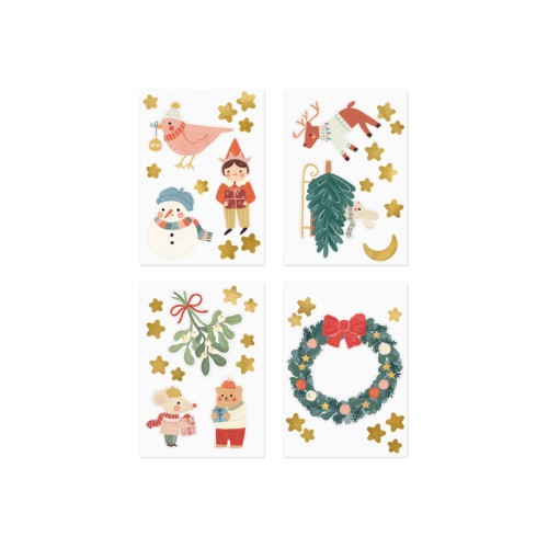 40 Pegatinas Navidad para ventana