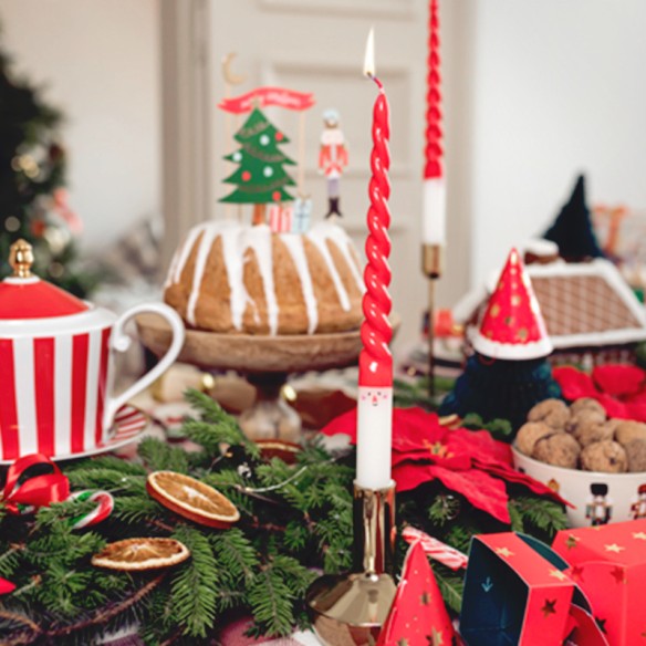 Velas de Papá Noel Navidad