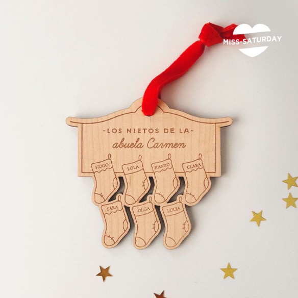 Adorno de Navidad para los abuelos