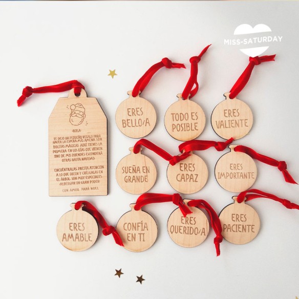 Bolas mágicas Papá Noel