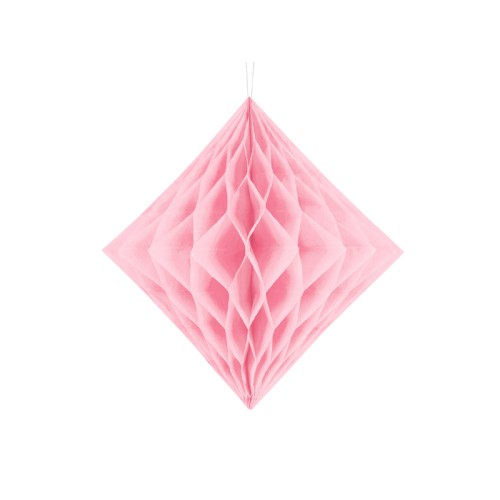 Bola nido de abeja rosa