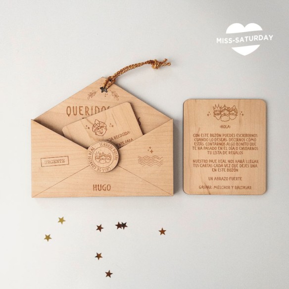 Buzón para los Reyes Magos con cartas