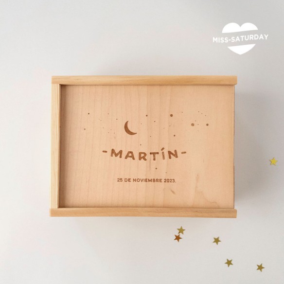 Caja en madera personalizada