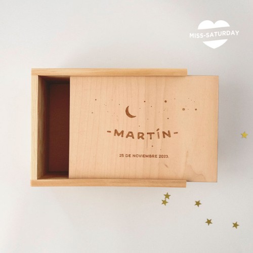 Caja en madera personalizada 2