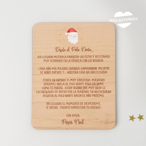 Carta de Papá Noel y duende 2