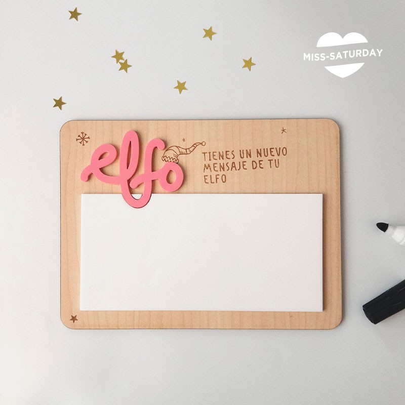 Pizarra para mensajes de duende Pizarra para mensajes de duende