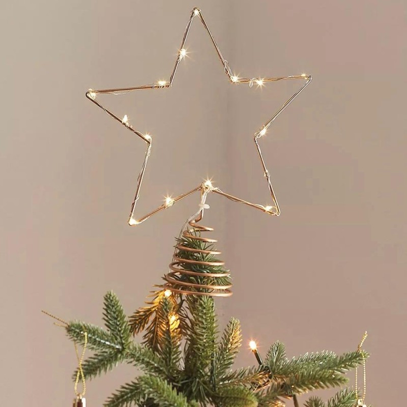 Estrella para árbol de Navidad LED