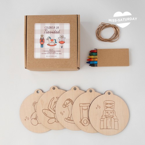 Bolas para colorear Cascanueces