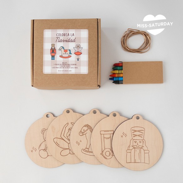 Bolas para colorear Cascanueces