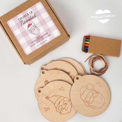 Bolas para colorear la Navidad 2