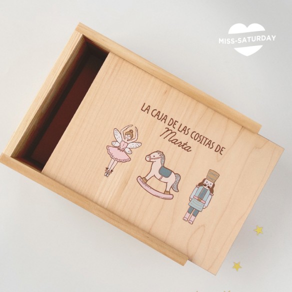 Caja de madera Cascanueces