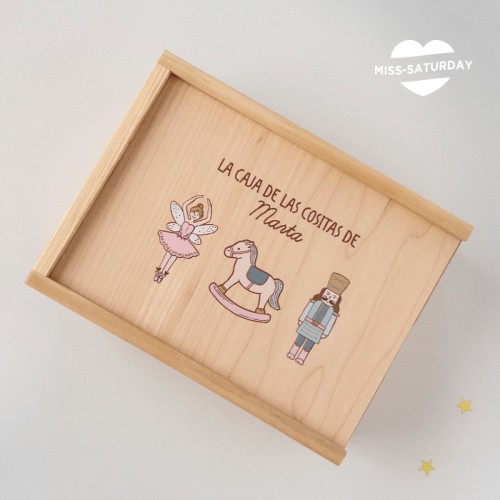 Caja de madera Cascanueces cerrada