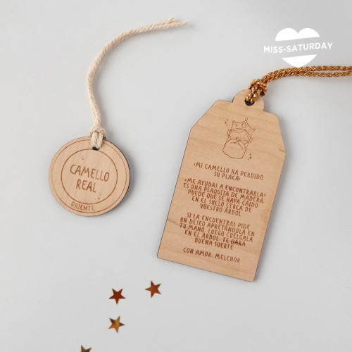 Placa perdida camello real