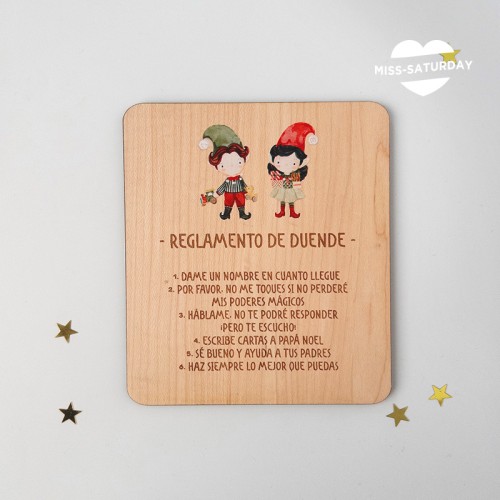 Reglamento duende - Juego de Navidad