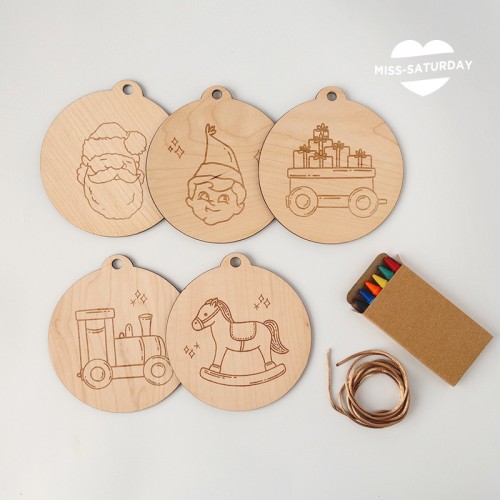 Bolas para colorear la Navidad