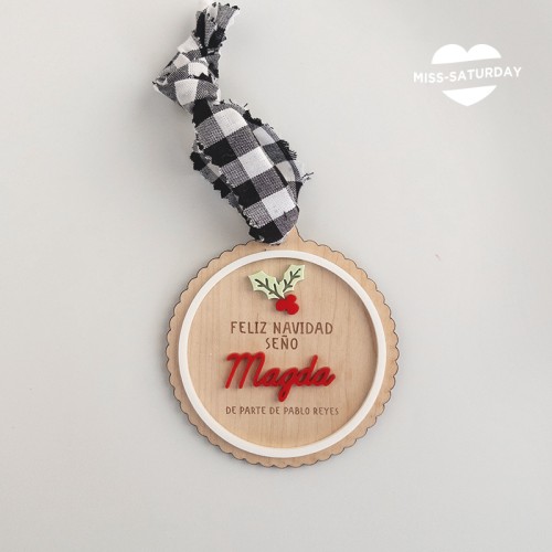 Bola regalo de Navidad para la seño 2