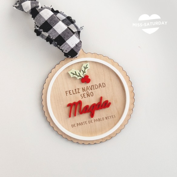 Bola de Navidad, regalo seño