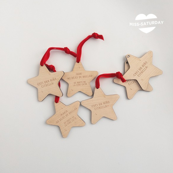 Estrella de Navidad - Regalo de maestra