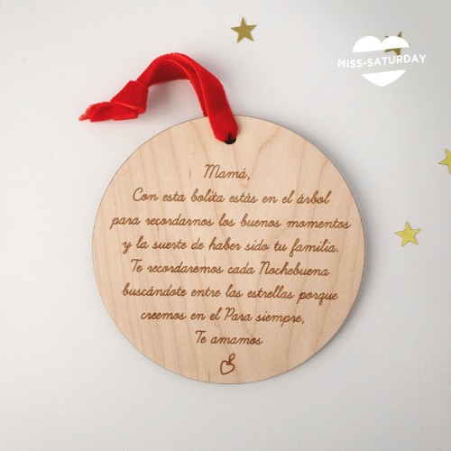 Bola de Navidad Recuerdo - Familiar