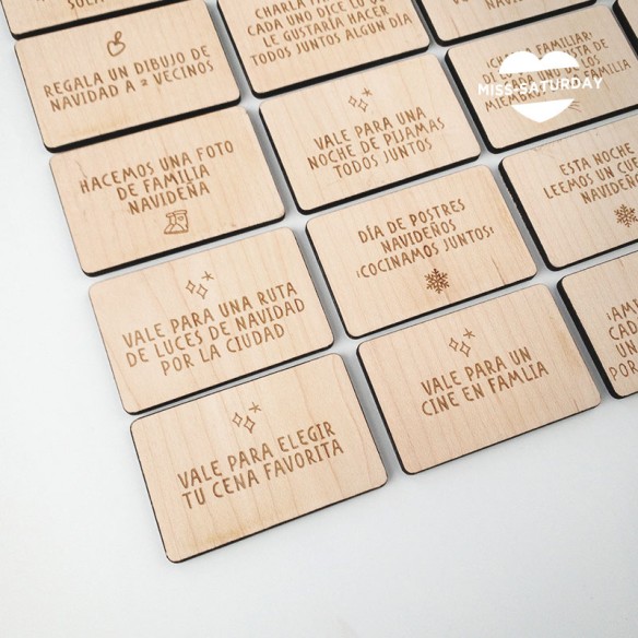 24 actividades de calendario del adviento