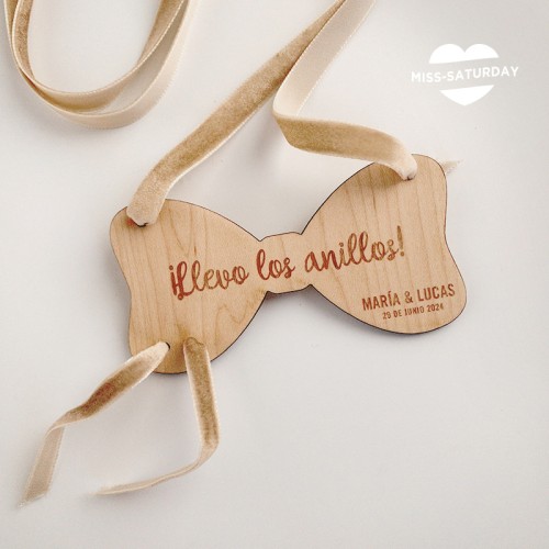 Collar personalizado para perro boda