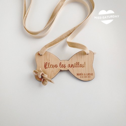 Collar personalizado para perro boda 2