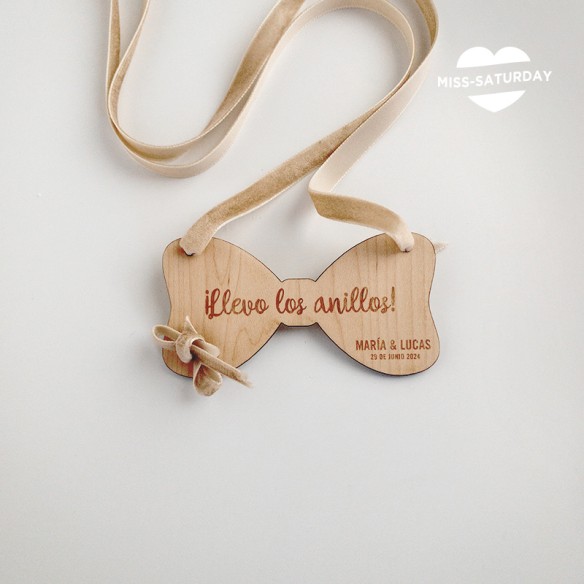 Collar perro boda