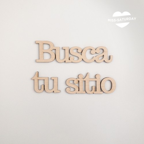 Cartel de plan de mesa Busca tu sitio