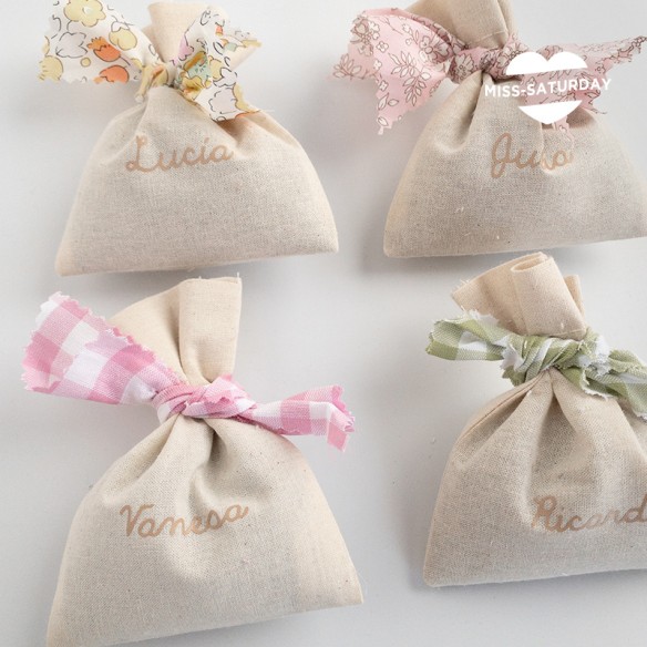 Saquitos de lavanda detalle de comunión