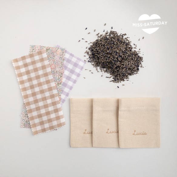 Saquitos de lavanda sin montar