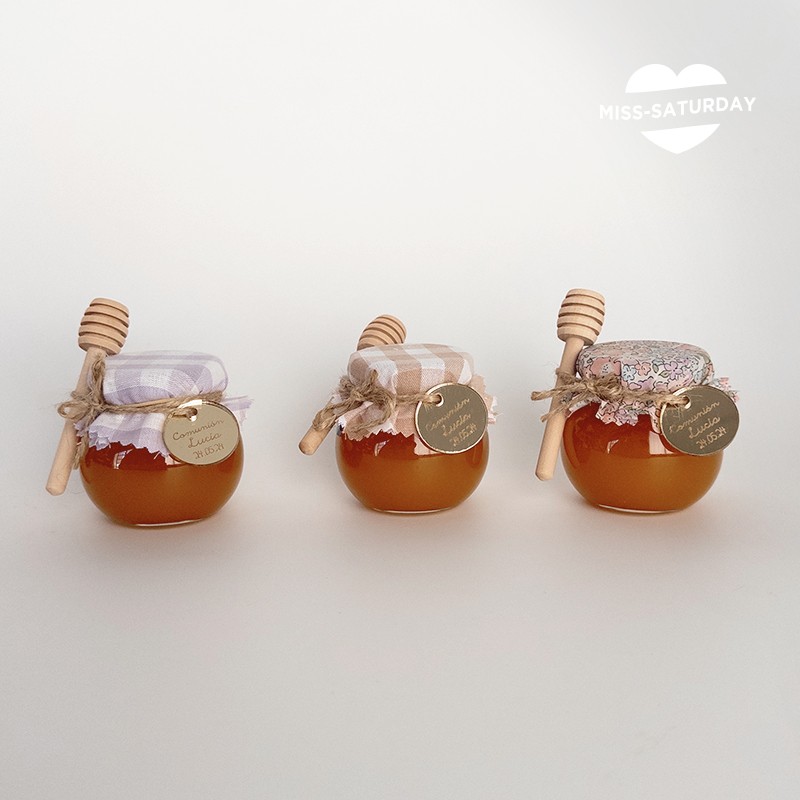 Detalle de comunión bote de miel