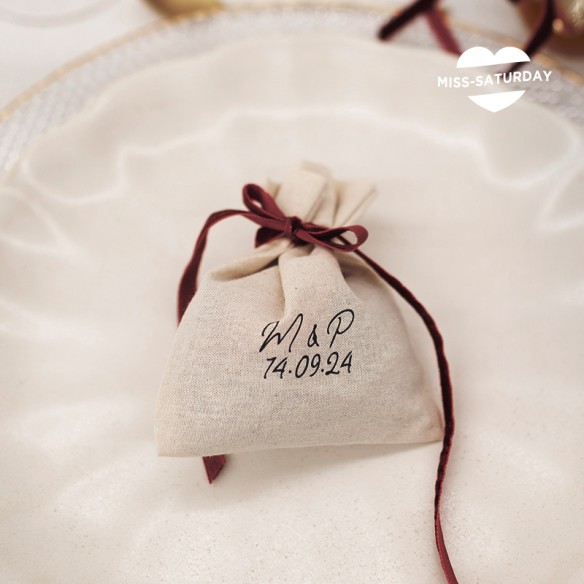 Saquitos de lavanda - iniciales