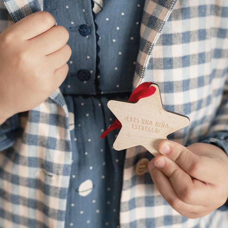 Adorno de Navidad para niña estrella