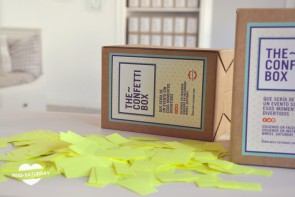 Confetti box Fluor Amarillo